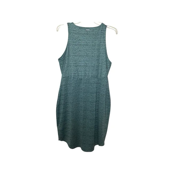 Prana Emerald Lake Dress Sz L Green Activewear Stretch Knit Gorpcore Comfort EUC - Picture 7 of 11